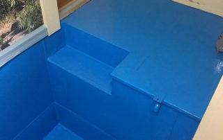 Защита купелей, бассейнов полимерным покрытием Line-X, гидроизоляция