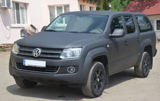 Защита кузова Volkswagen Amarok полимерным покрытием Line-X от механических повреждений и коррозии