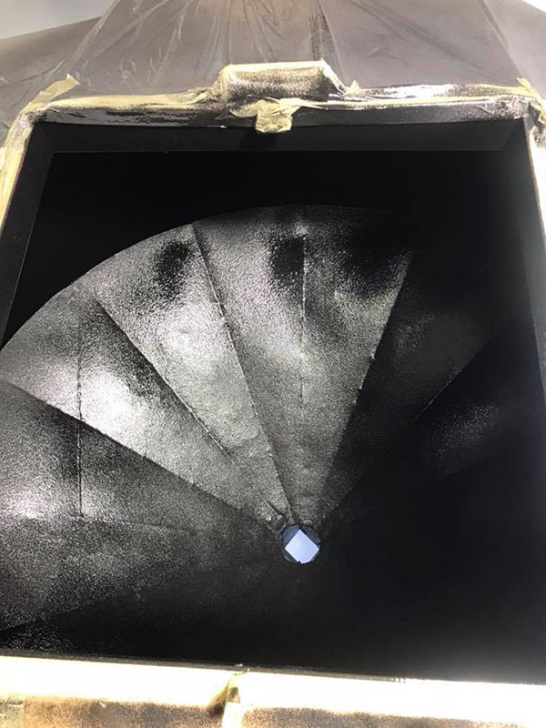 Защита силосной башни покрытием Line-X