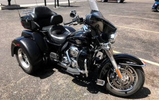 Защита колесных арок трицикла покрытием Line-X