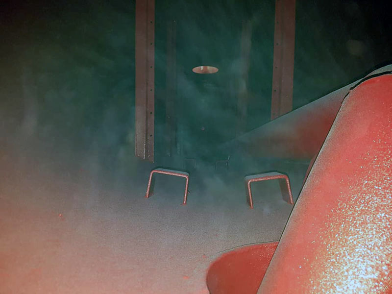 Защита цистерны для перевозки минеральных удобрений покрытием Line-X