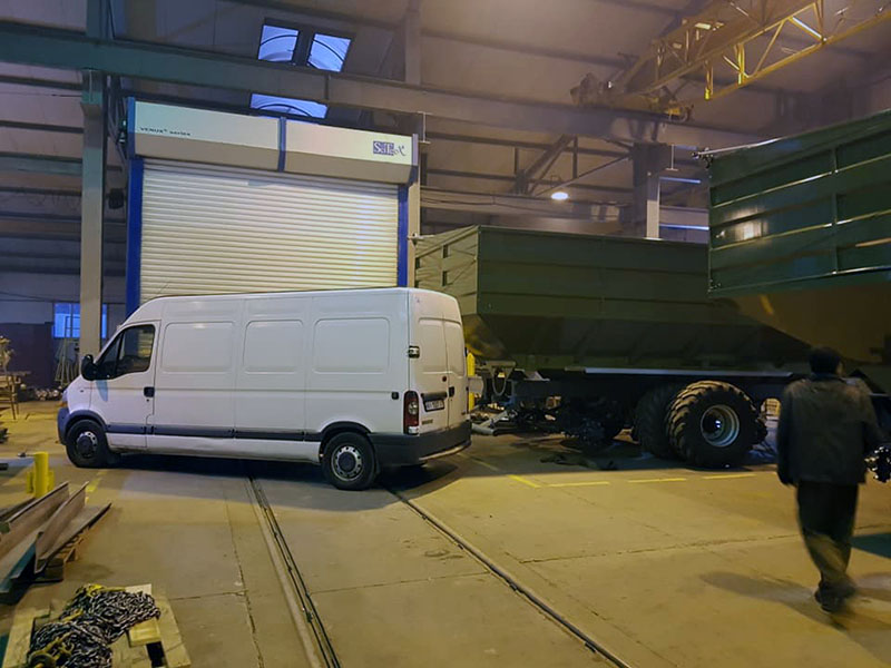 Защита цистерны для перевозки минеральных удобрений покрытием Line-X