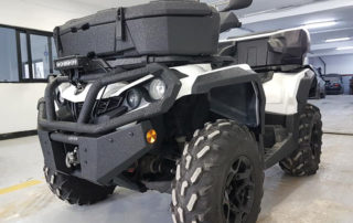 Защита кузова квадроцикла от механических повреждений полимерным покрытием Line-X