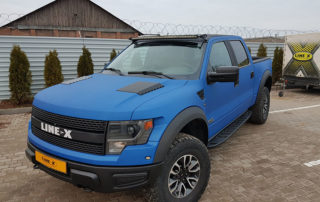 Raptor в синем защитном покрытие Line-X