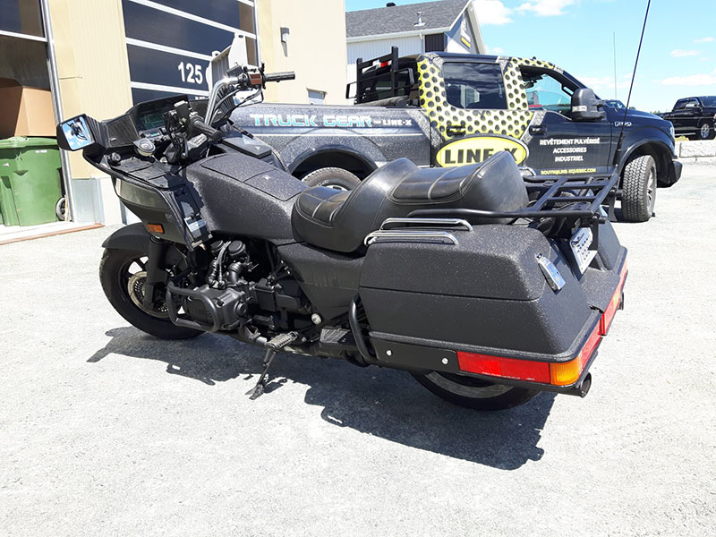 Line-X пользуется популярностью у мотоциклистов