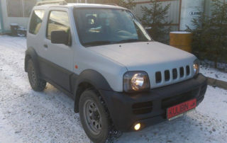 Подготовка Suzuki Jimny к зиме, защита полимерным покрытием Line-X