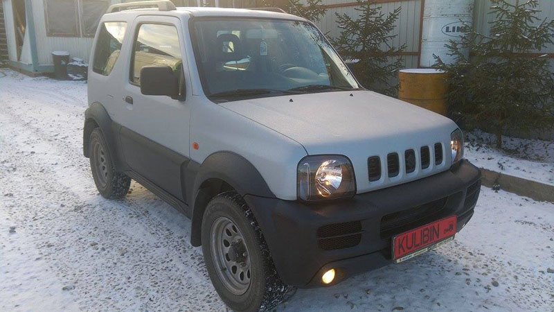 Подготовка Suzuki Jimny к зиме, защита полимерным покрытием Line-X
