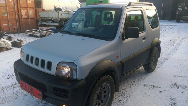 Подготовка Suzuki Jimny к зиме, защита полимерным покрытием Line-X