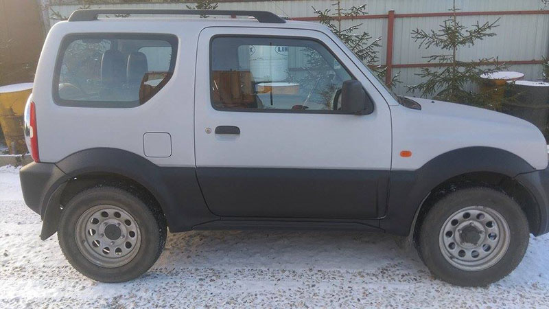 Подготовка Suzuki Jimny к зиме, защита полимерным покрытием Line-X
