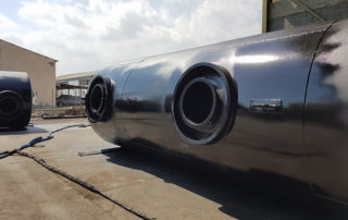 защита топливных цистерн полимерным покрытием Line-X для сети автозаправочных станций Mesco