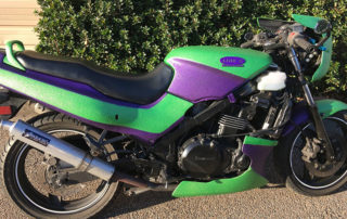 Защита скутеров и мотоциклов от механических повреждений полимерным покрытием Line-x