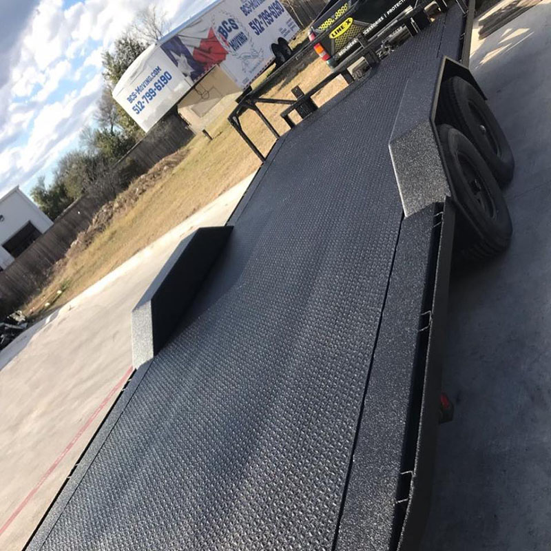 Защита автоприцепа покрытием Line-X