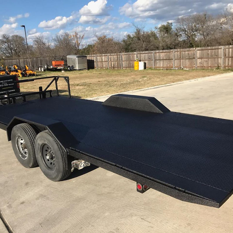 Защита автоприцепа покрытием Line-X