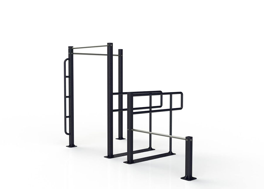 Защита спортивных площадок полимерным покрытием Line-X от механических повреждений и коррозии, антискользящее покрытие