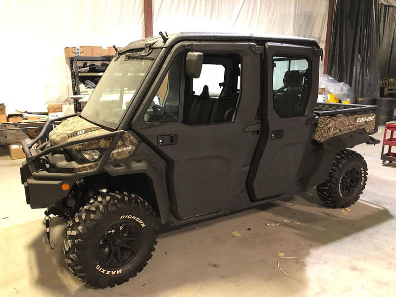 Защита момтовездехода от механических повреждений и коррозии полимерным покрытием Line-X