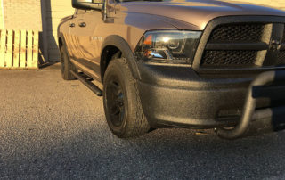 Защита аксессуаров автомобиля полимерным покрытием Line-X