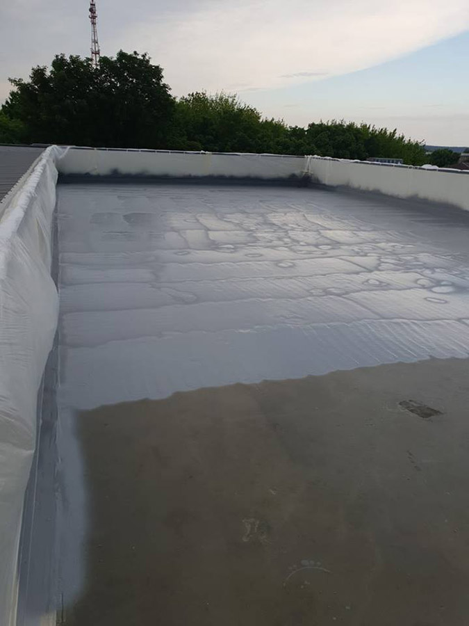 Гидроизоляция и защит крыши полимерным покрытием Line-X