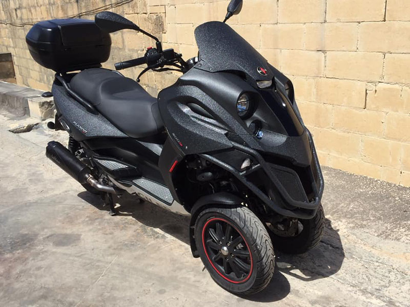 Защита мотоциклов, скутеров и мопедов полимерным покрытием Line-X