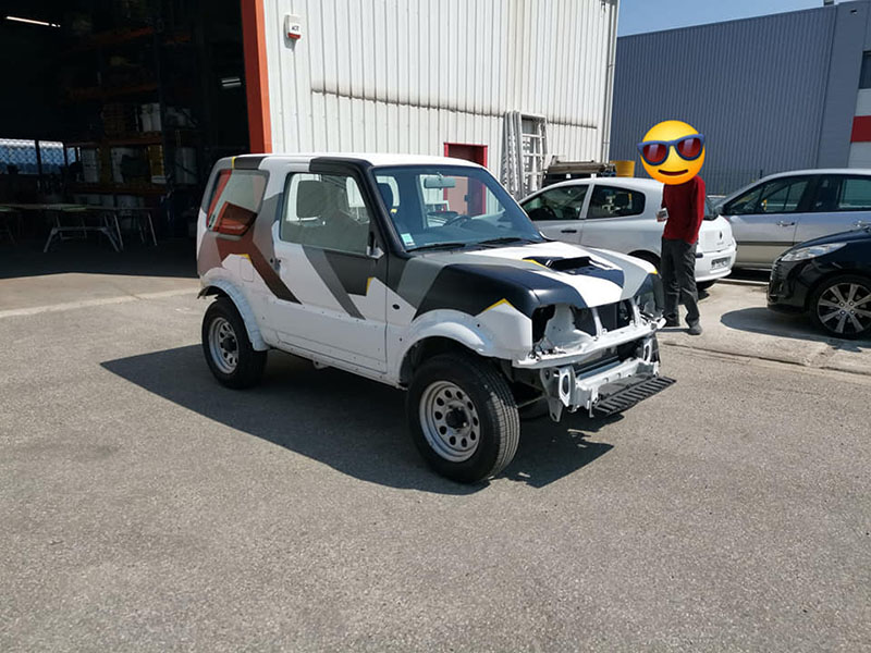 Suzuki Jimny – в три слоя Line-X