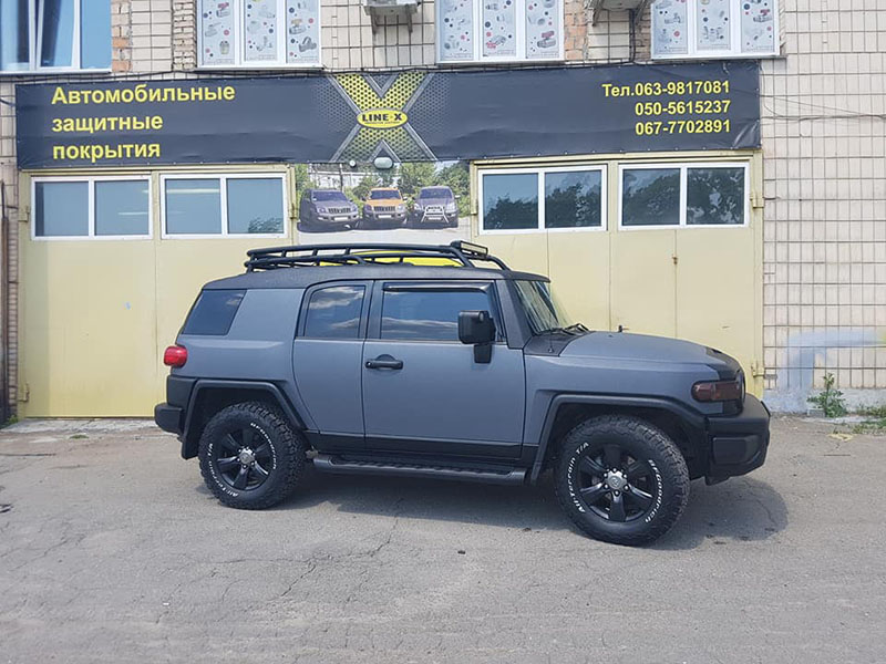 Лето – самое время задуматься о покраске автомобиля в Line-X