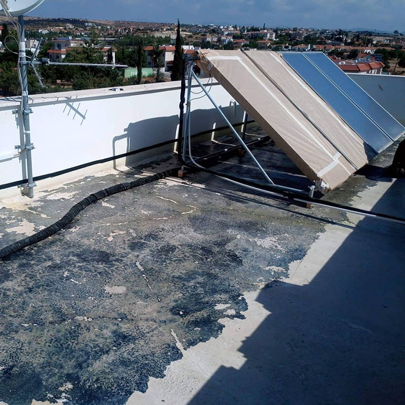 Защита кровель домов полимерным покрытием Line-X