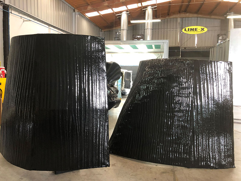 11ти метровая Катрина вся в Line-X