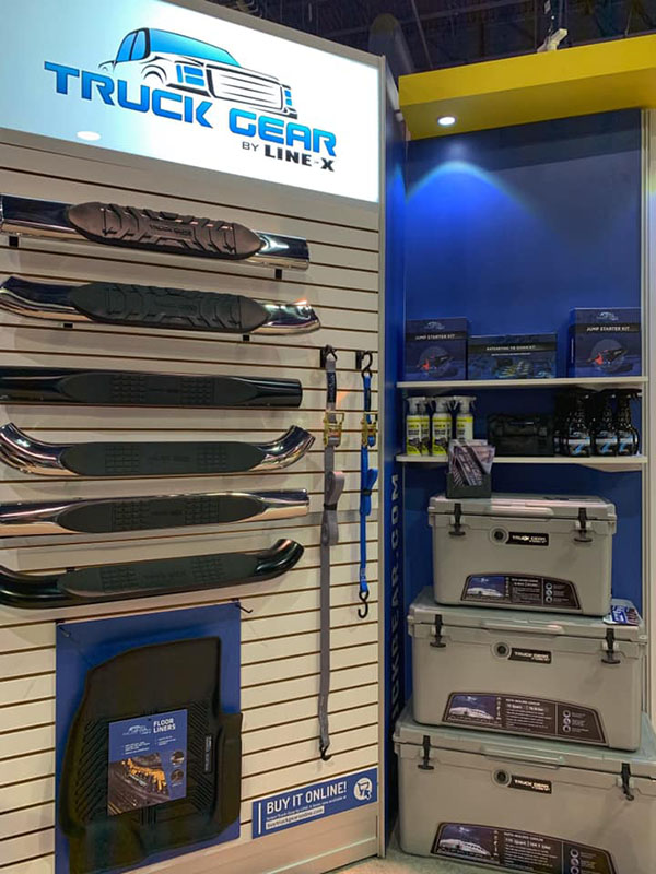 Защитное покрытие Line-X на выставке SEMA 2019