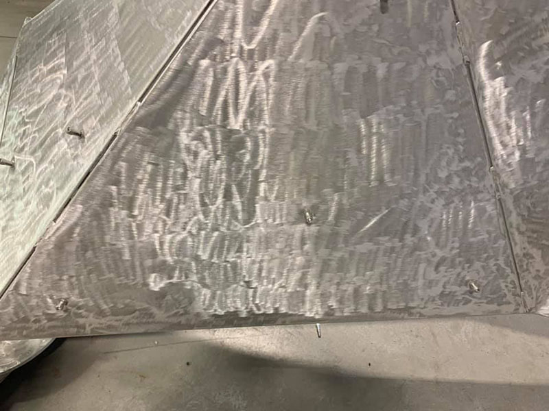 Line-X для защиты скалодрома