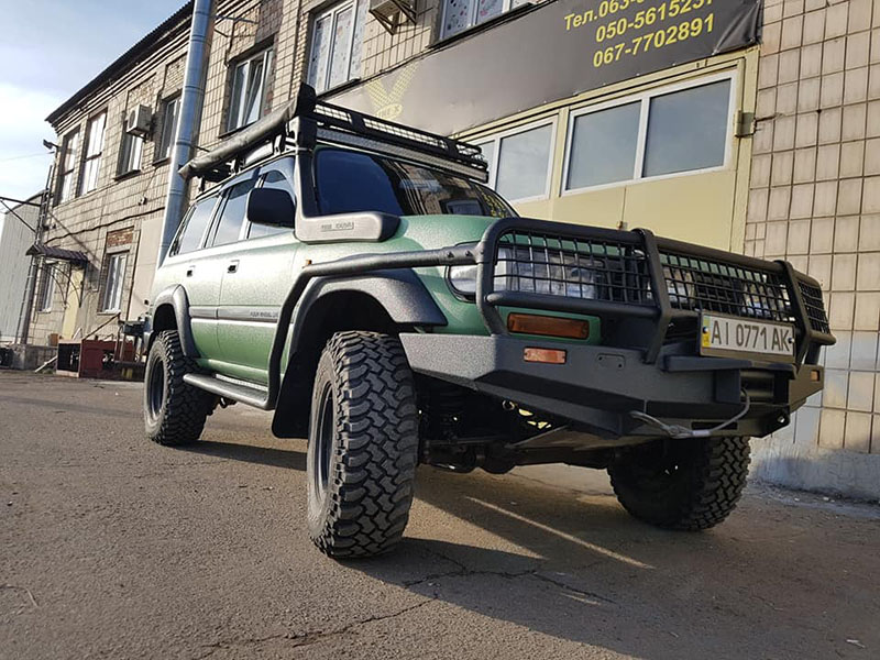 Восстанавливаем Toyota Land Cruiser в Line-X после Раптора