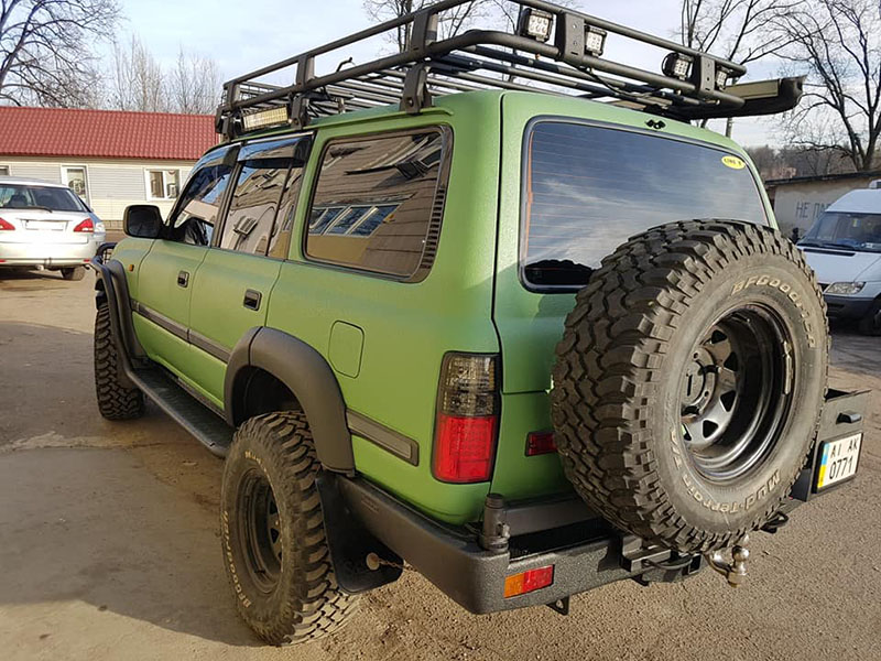 Восстанавливаем Toyota Land Cruiser в Line-X после Раптора