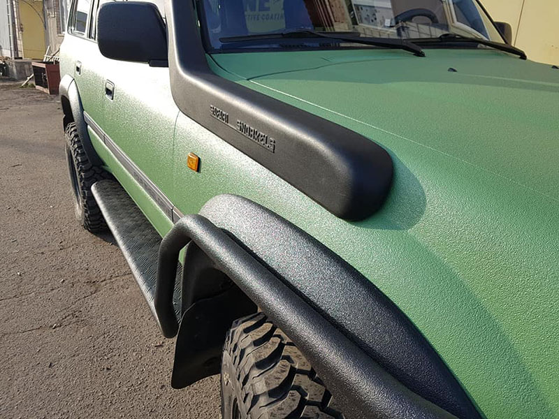 Восстанавливаем Toyota Land Cruiser в Line-X после Раптора