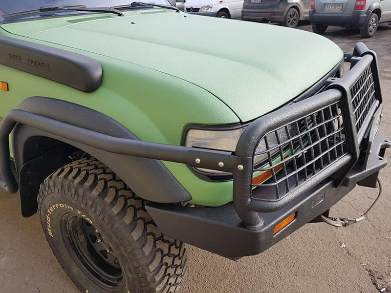 Восстанавливаем Toyota Land Cruiser в Line-X после Раптора