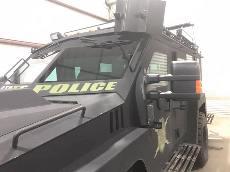 Что за броневик без Line-X