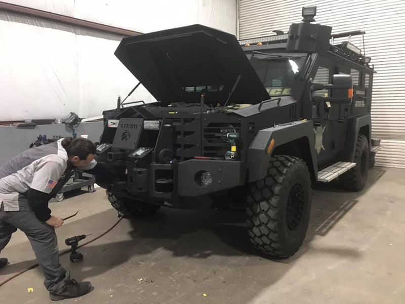 Что за броневик без Line-X