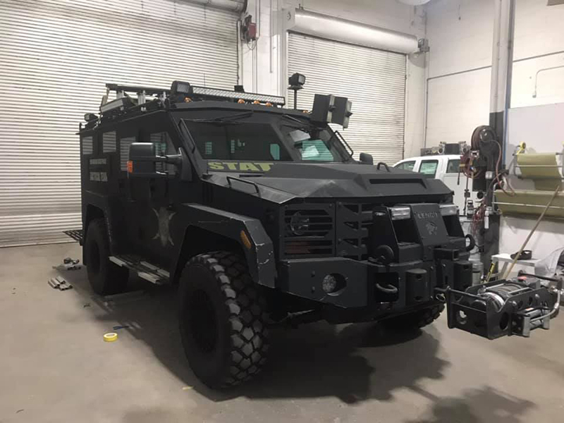 Что за броневик без Line-X