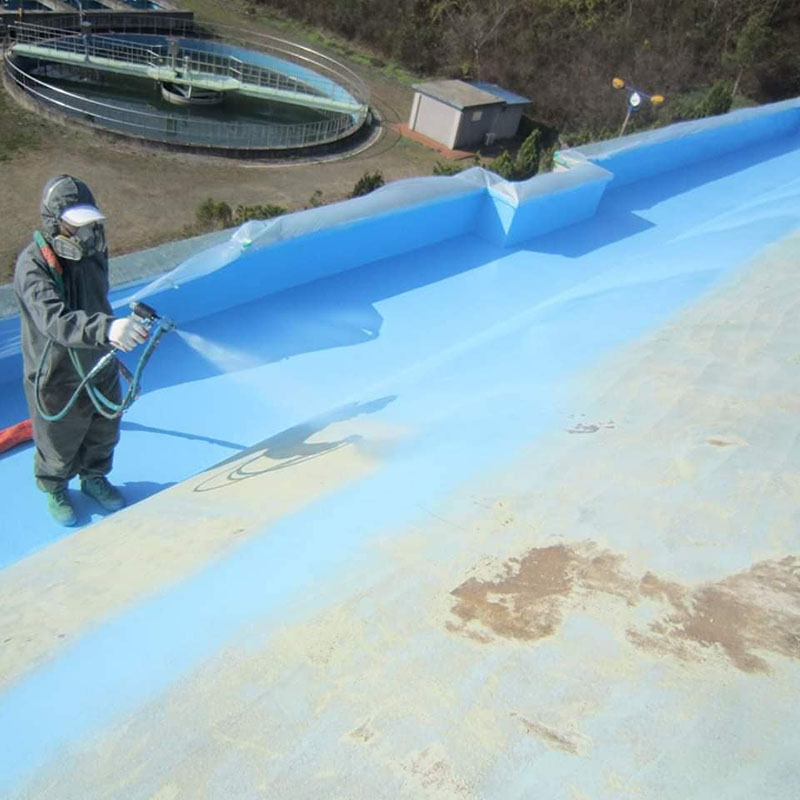 Защита кровель и крыш зданий полимерным покрытием Line-X, гидроизоляция