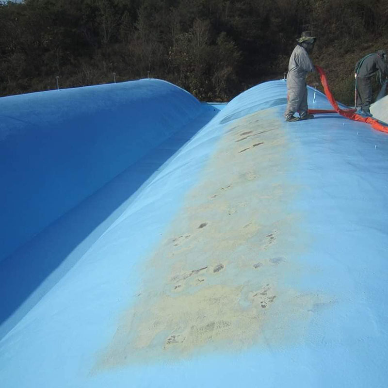 Защита кровель и крыш зданий полимерным покрытием Line-X, гидроизоляция