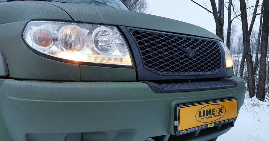 Полимерное покрытие Line-X - самая надежная защита от ржавчины кузова автомобиля