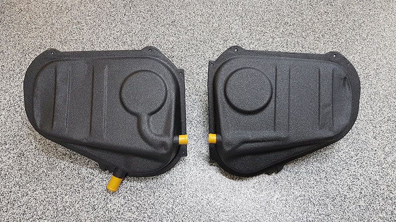 Ремонт топливного бака BMW E21 с помощью Line-X