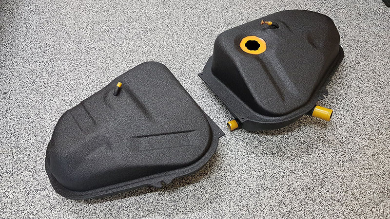 Ремонт топливного бака BMW E21 с помощью Line-X