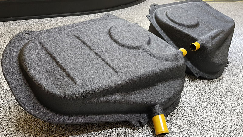 Ремонт топливного бака BMW E21 с помощью Line-X