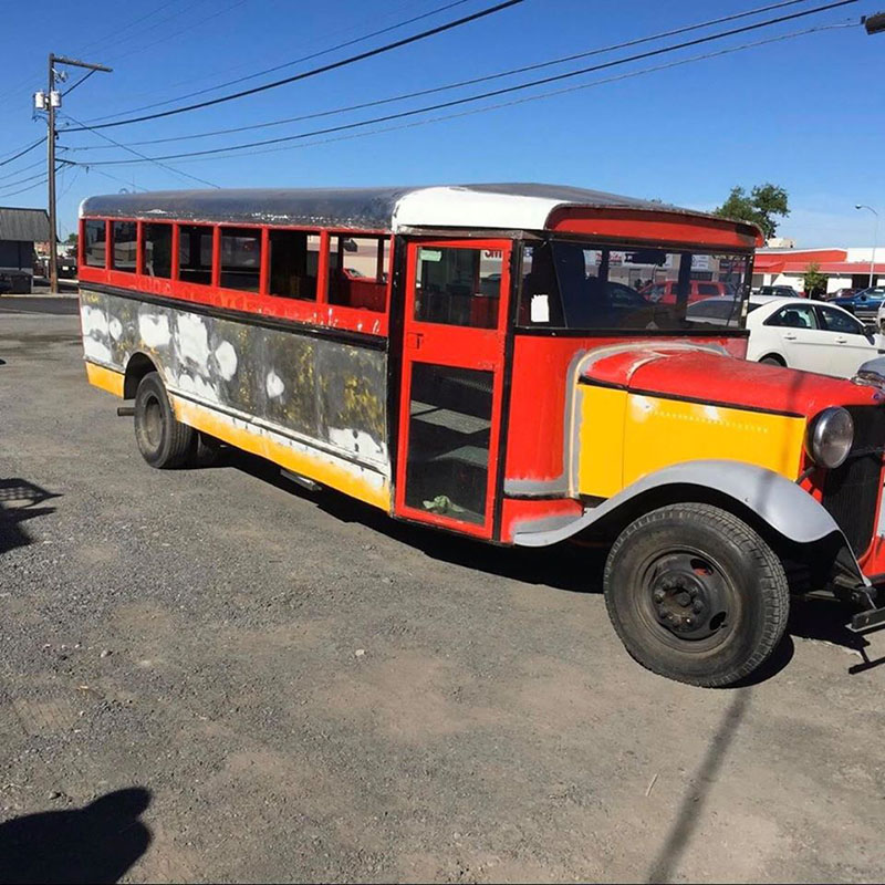 Гидроизоляция крыши автобуса полимерным покрытием Line-X