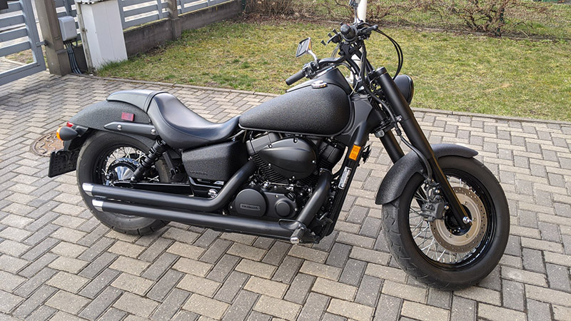 Используй карантин с толком – покрась мотоцикл в Line-X