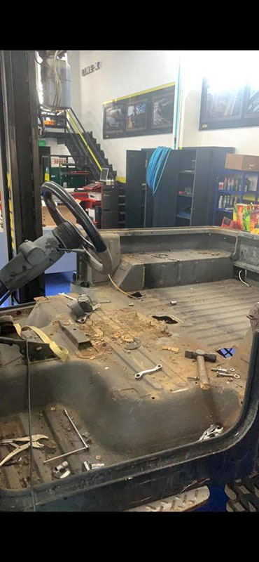 Реставрация кузова Jeep Wrangler с использованием защитного покрытия Line-X