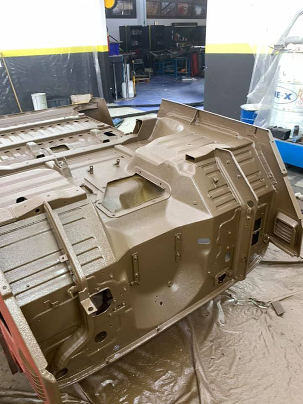 Реставрация кузова Jeep Wrangler с использованием защитного покрытия Line-X