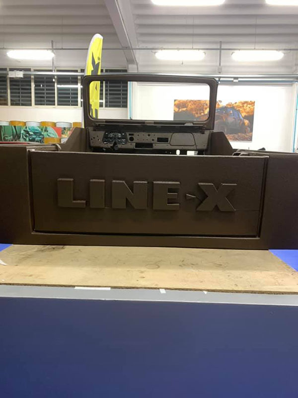 Реставрация кузова Jeep Wrangler с использованием защитного покрытия Line-X