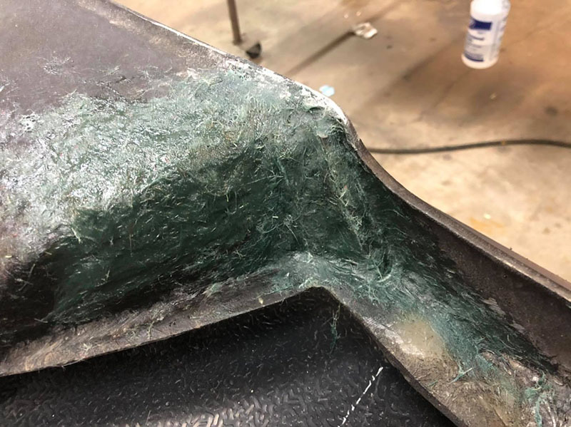 Ремонт бампера при помощи Line-X