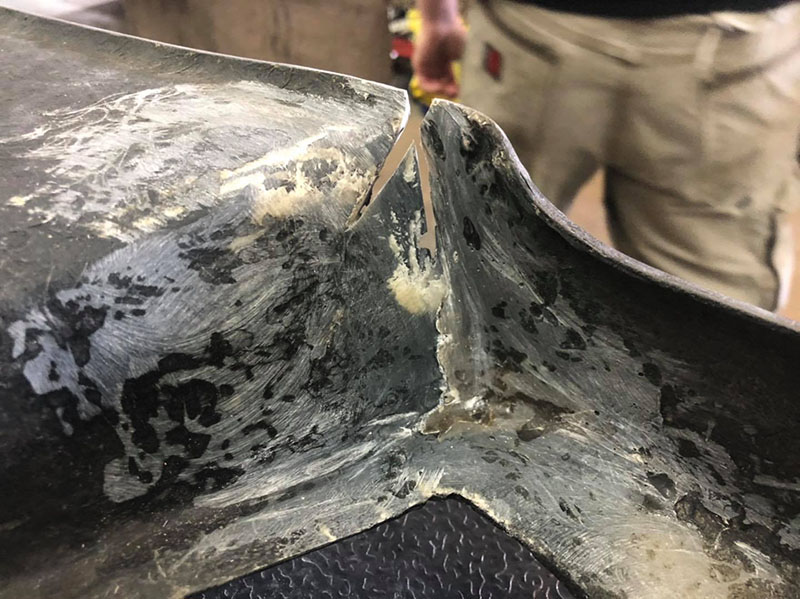 Ремонт бампера при помощи Line-X