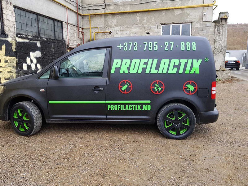 Защита машины дезинсекторов покрытием Line-X