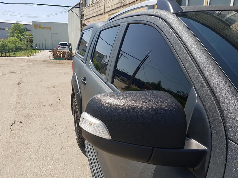 наша первая посткарантинная работа по покраске кузова нового Ford Ranger в Line-X.